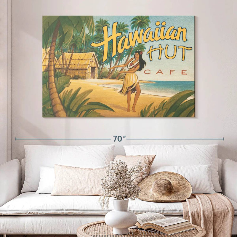 Gillard Hawaiian Hut Cafe, H 34 po x l 51 po
