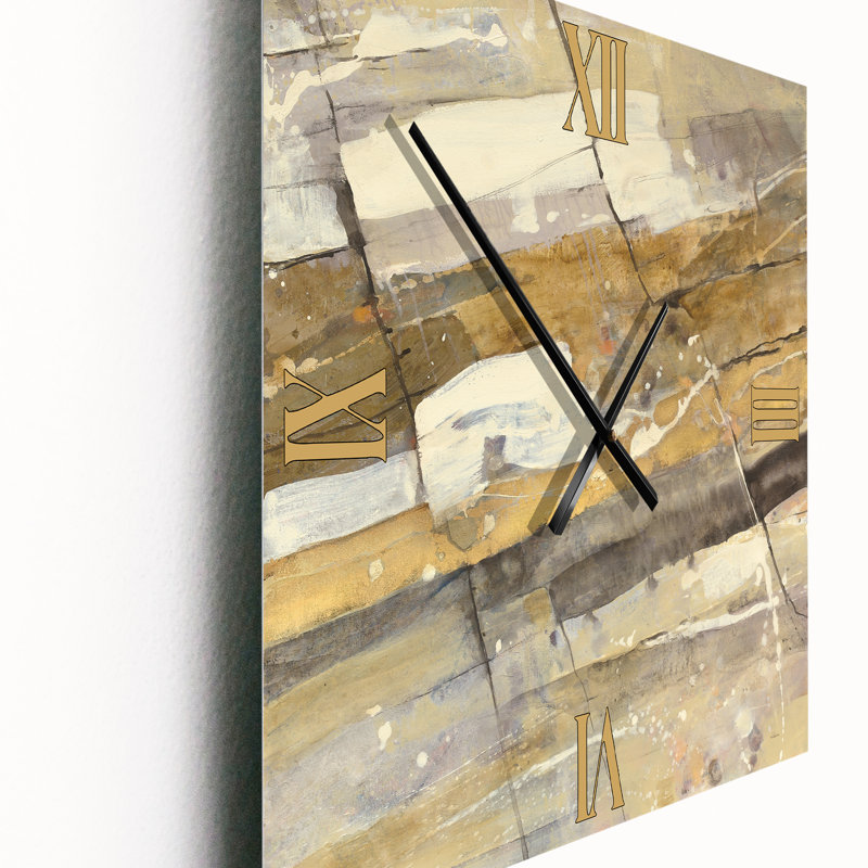 Horloge murale Fire and Ice Minerals V - Glam, Très grand