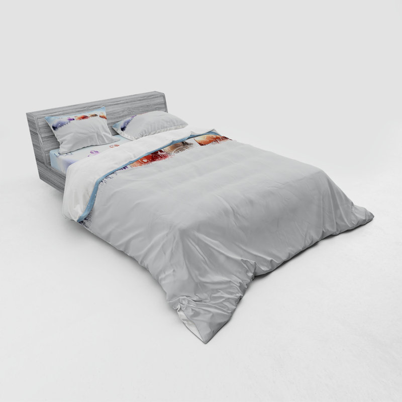 Traditional Polyester Duvet Cover, Queen Duvet Cover + 3 Additional Pieces