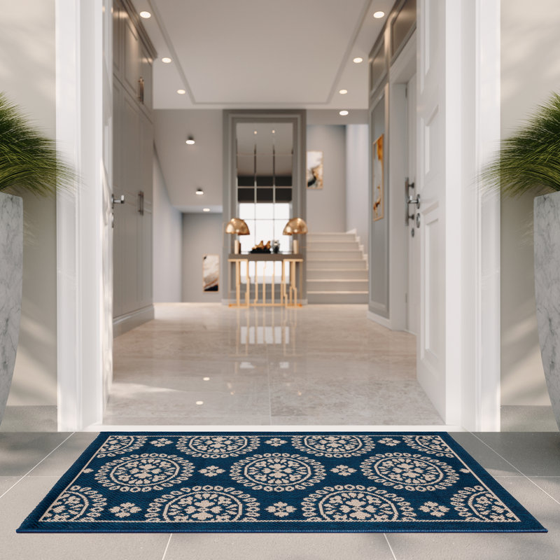 Tapis floral Trieste Performance, Rectangle 2 pi x 3 pi 7 po