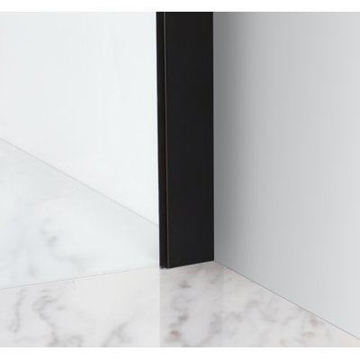 Belmore 57 x 72 Hinged Frameless Shower Door -  Aston, SDR965EZ-MB-5727-10