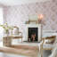 Rachel Ashwell Bird Chinoiserie Pink Gold Wallpaper-918539815