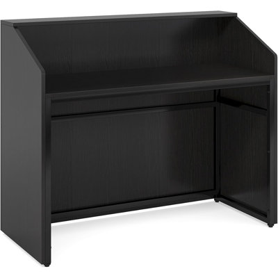 Bureau de réception moderne avec comptoir, table de réception avec œillets et panneaux d'intimité, caisse de vente au détail pour bureau, hall d'entrée, salon, bureau à domicile