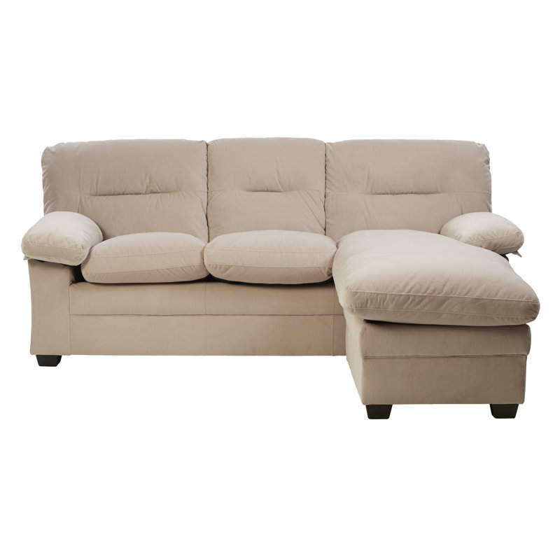 Upholstered L-Shaped Sectional, Oyster