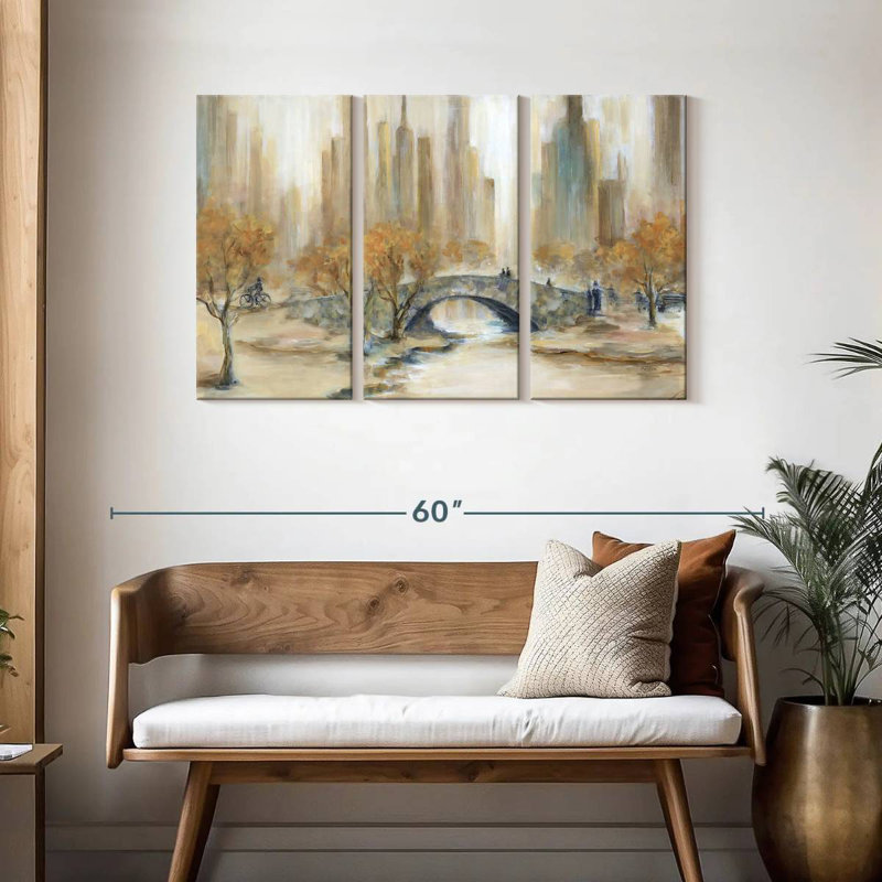 Sireci Empty Central Park, 28" H x 45" W