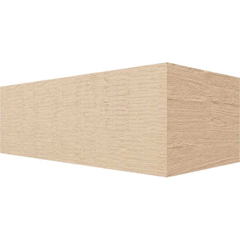 Block Block Woodgrain TimberThane Raider Tail, apprêté brun clair, H 4 po x l 12 po x P 6 po