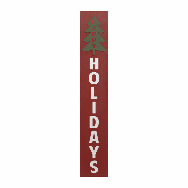 Panneau mural "Happy Holidays"