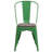 Kewaunee Metal Stackable Chair with Wood Seat-1921678922
