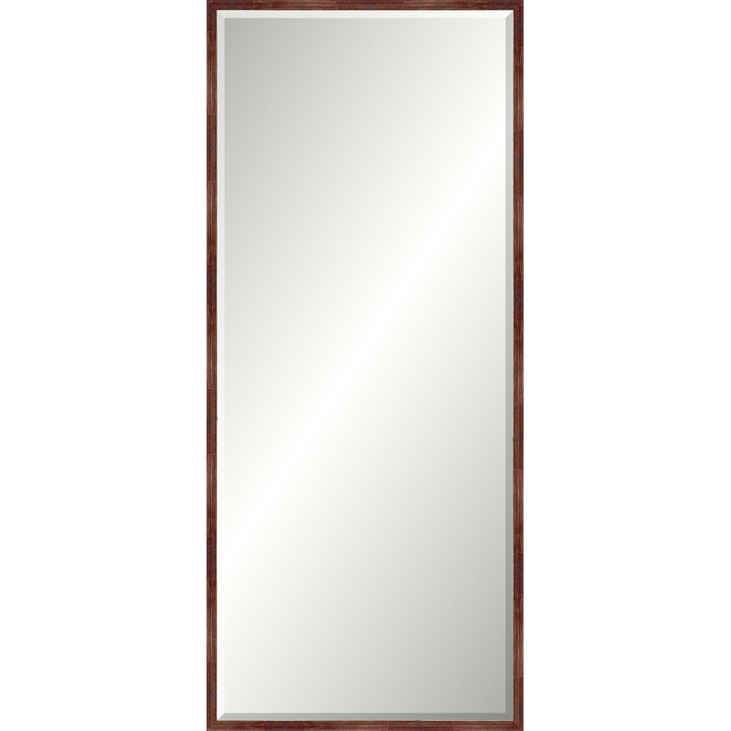 Merlot Modern Luxe Mirror, Wide Leaner