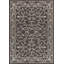 Tapis intérieur / extérieur noir / gris à tissage texturé Hagerman-1353620294