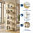 Adrianne 72.2'' H x 15.7'' W Steel Etagere Bookcase-231396930