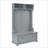 Hall Tree with Shoe Rack Bench &amp; Coat Hooks, Modern Classic Gray Entryway Storage | MDF | Gray-1540757506
