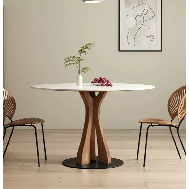 Table de salle à manger Rock Table, H 29,5 po x L 47,2 po x l 47,2 po