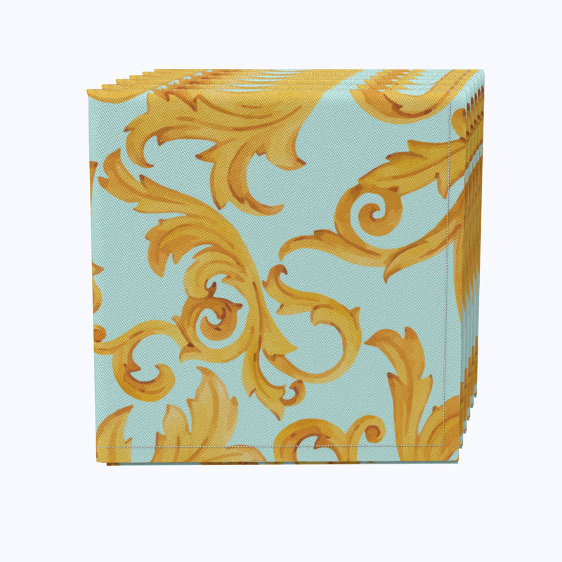 Cotton Floral Square Napkin