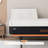 Split Top King Adjustable Bed Frame With 14'' Medium Plush Memory Foam Mattress, USB & Type C Ports, Massaging, Wireless Remote, E3000 Sunset Orange-1644966269