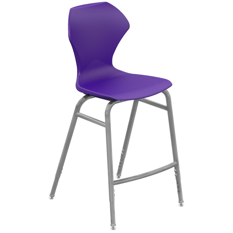 Tabouret de classe Apex Series, Mauve, gris