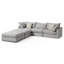 Canapé modulaire en U rembourré 158 po-56457380