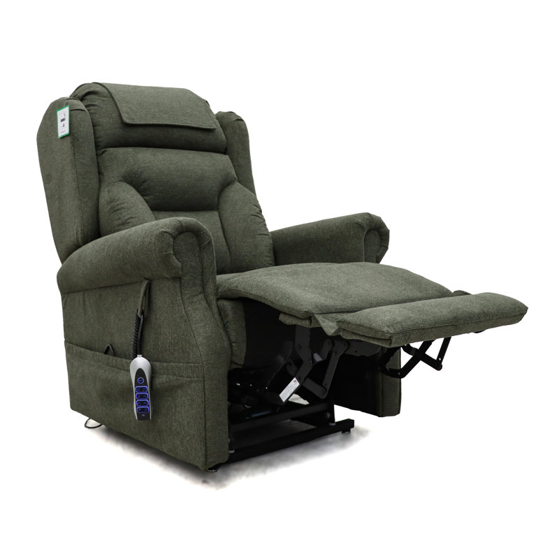 Berkshire 85cm Wide Lift Assist Standard Recliner, Green