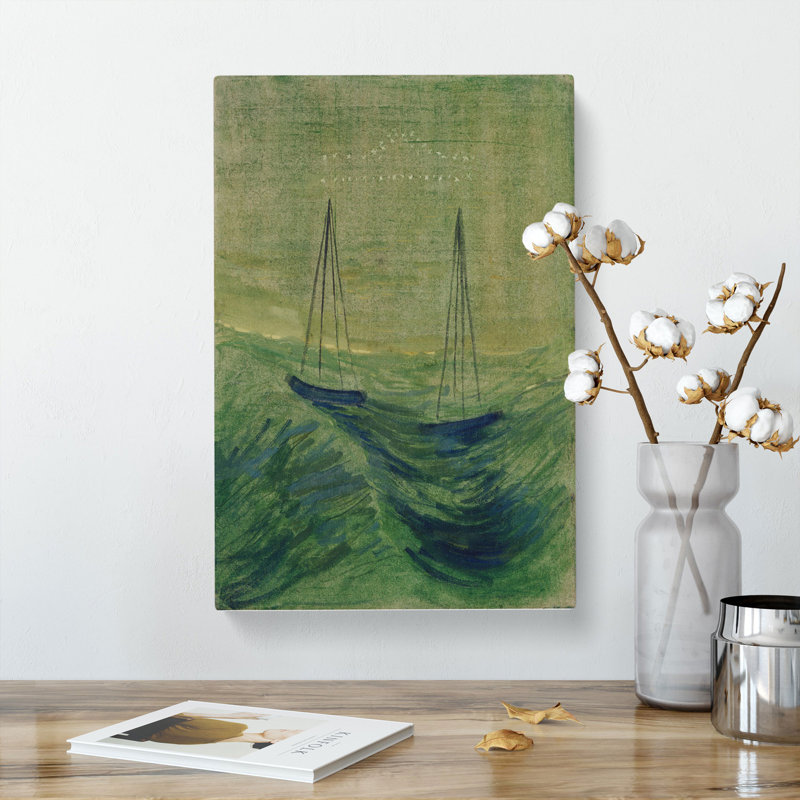 Sun Passing Libra by Mikalojus Konstantinas - Wrapped Canvas Painting, 50cm H x 35cm W x 3cm D
