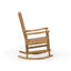 Chaises berçantes d'extérieur en bois d'acacia