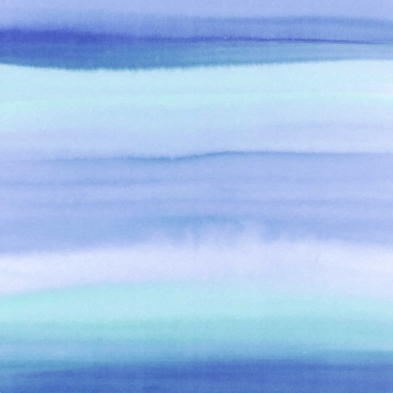 Amy Sia ombre aquarelle bleue, H 36 po x l 36 po