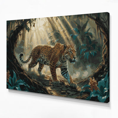 «Big Cats Central American Jaguar», art mural sur toile