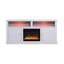 Console 70 po avec foyer et chauffage