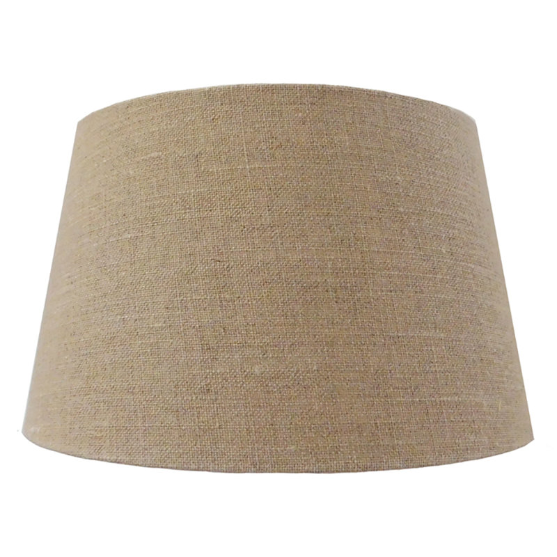 Hindelang Linen Empire Lamp Shade ( Clip On ) in Natural, 15cm H x 25cm W x 25cm D