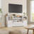 62.5" TV Stand, Entertainment Center with 2 Glass Door Cabinets & Open Shelves, Media Console for Living Room-1826899318