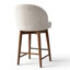 Tabouret de comptoir pivotant rembourré-1019391450