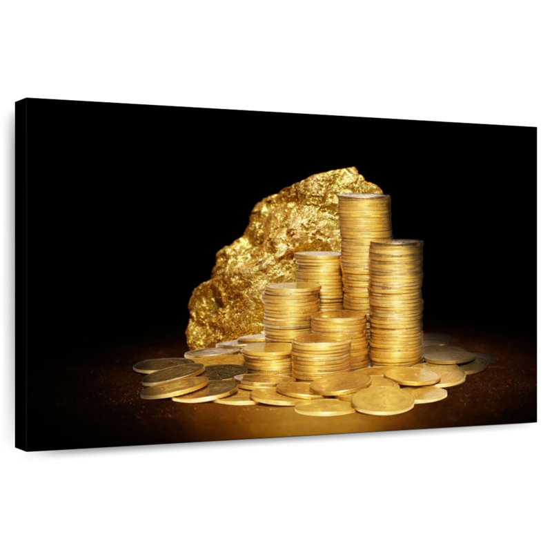 Pièces d'or Kerner, H 16 po x l 24 po