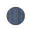 Tapis décoratif lavable bleu-1662035348