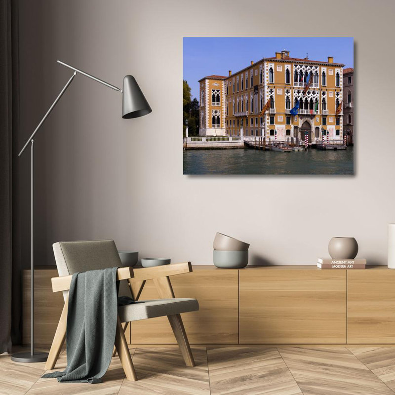 Palazzo Grand Canal à Venise, Italie, H 19 po x l 24 po
