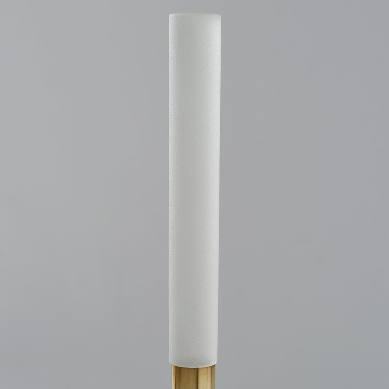 Rousseau LED Torchiere Floor Lamp, Antique Burnished Brass
