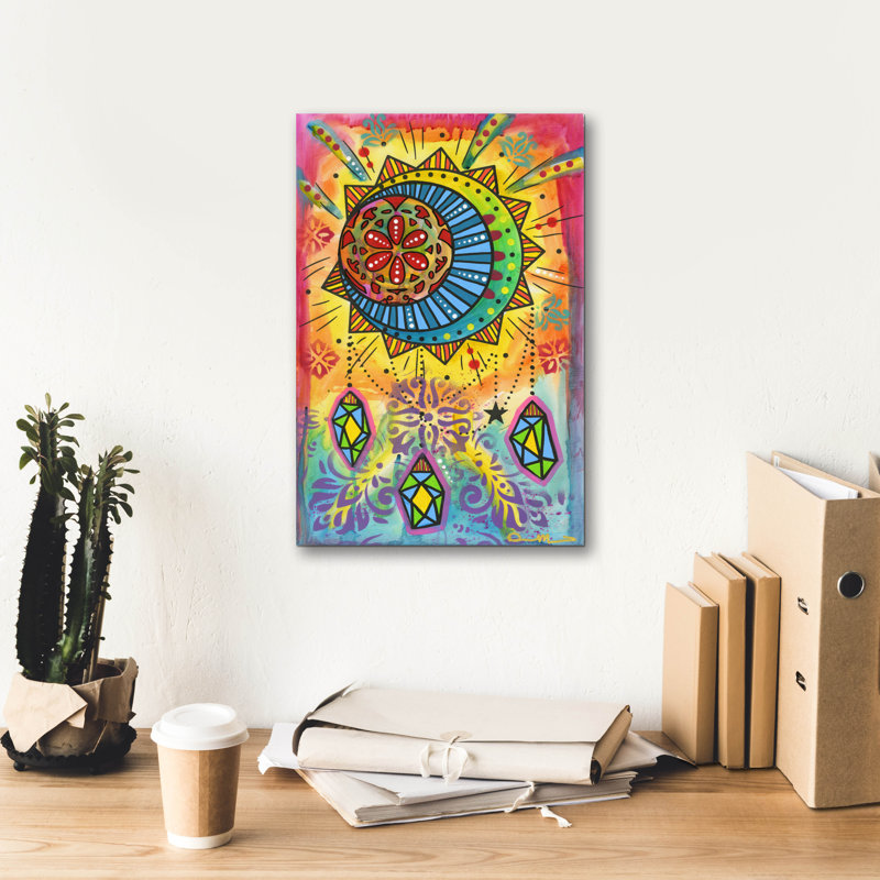 Epic Graffiti «Cosmic Balance 6» par Dean Russo Can «Cosmic Balance 6» par Dean Russo, H 18 po x l 12 po x P 0,75 po