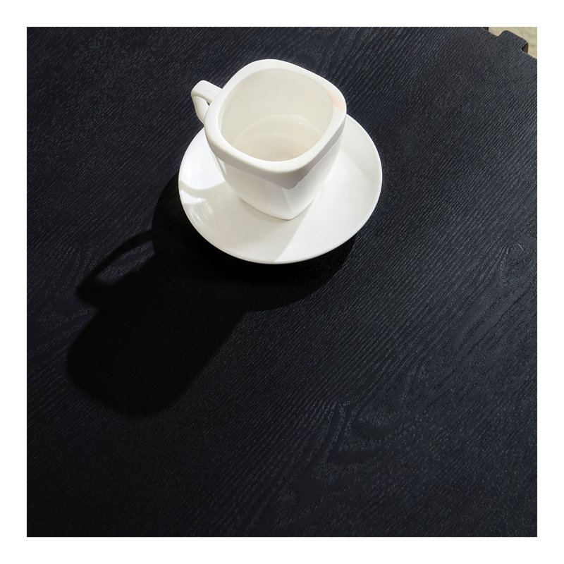 Table basse carrée 35,43 pouces Modern Handcraft, Noir