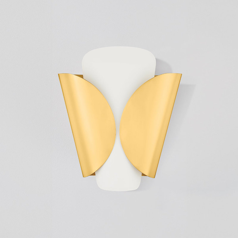 Savoie 1 - Light Flush Mounted Sconce, Aged Brass