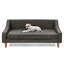 Canapé-lit surélevé durable et confortable avec accoudoirs irréguliers modernes, idéal pour la détente des chiens de taille moyenne et grande-379000765
