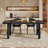 Stable and durable large dining table-110457765