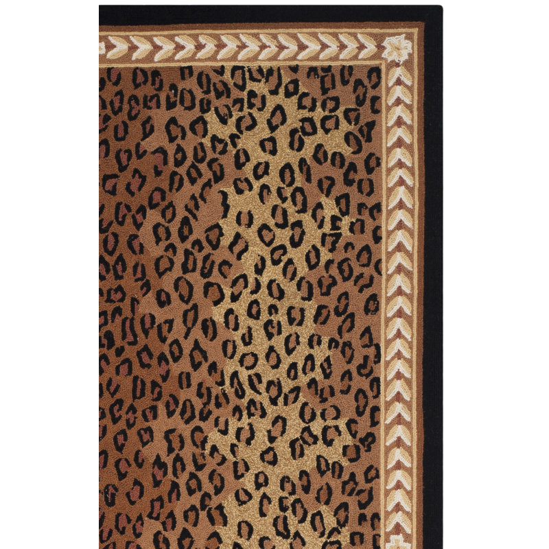 Tapis en laine crocheté à la main Altman, Rectangle 2 pi 6 po x 4 pi