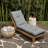 ARDEN earthFIBER Outdoor Tufted Chaise Cushion, 22 x 76