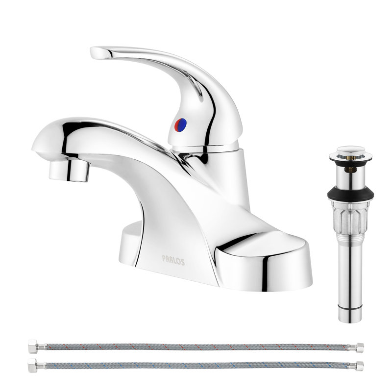 Single-handle Bathroom Faucet with Drain Assembly