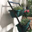 Jardinière surélevée surélevée - 4 étages pour fleurs, légumes, herbes, égouttoir vertical
