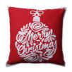 Seasonal white throw pillows