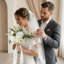 Bouquets de mariage pour la mariée Bouquet de demoiselle d'honneur Champagne blanc Roses artificielles Fleurs pour le mariage Saint-Valentin Église Décoration de la maison
