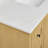 Avery 48 Inch Double Bathroom Vanity in Honey Oak, White Quartz Countertop, Undermount Square Sinks (3-Hole), Brushed Gold Trim-98210849-100500654-134316541