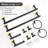 Luxury Bathroom Accessory Set, 10-Piece SUS304 Stainless Steel Hardware Collection with 23.6'' Towel Bars and Hooks-129940434
