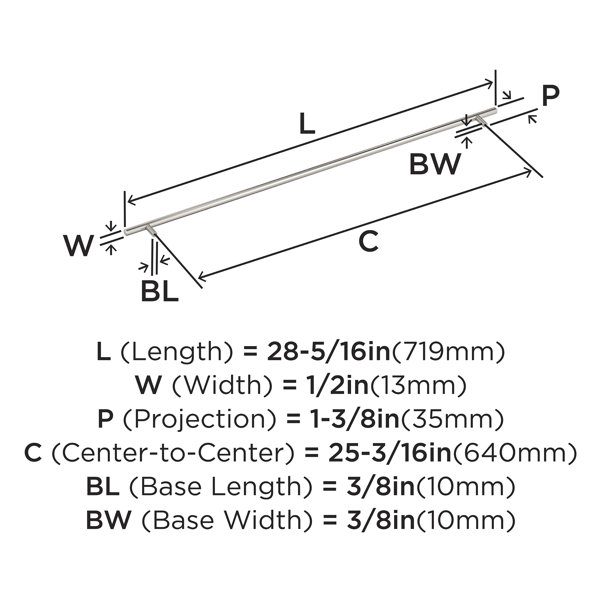 Dimensions du produit