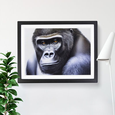 A Mysterious Gorilla - Framed Print