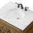 Rivers 32'' Single Bathroom Vanity with Carrara Marble Top-73359963